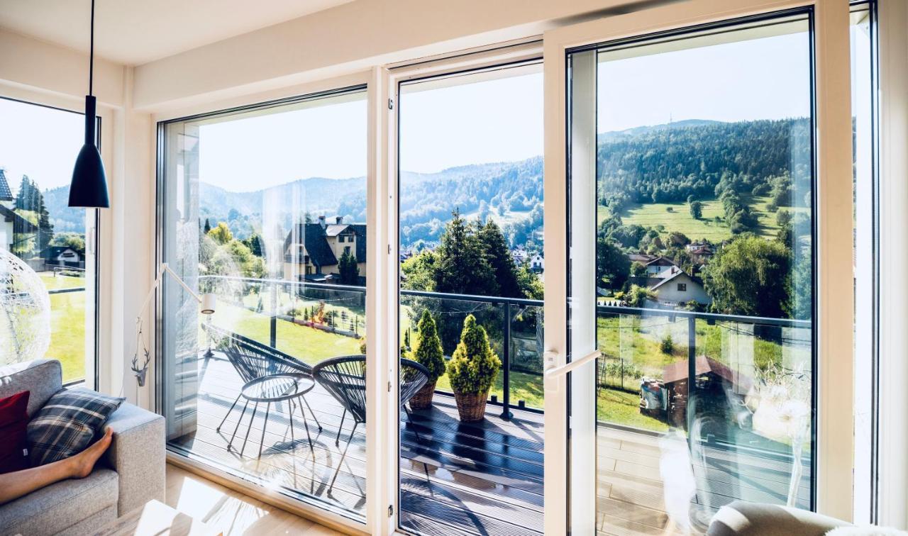 שצ'צ'ירק Widokowy Apartament Jodlowa Ski&Bike מראה חיצוני תמונה