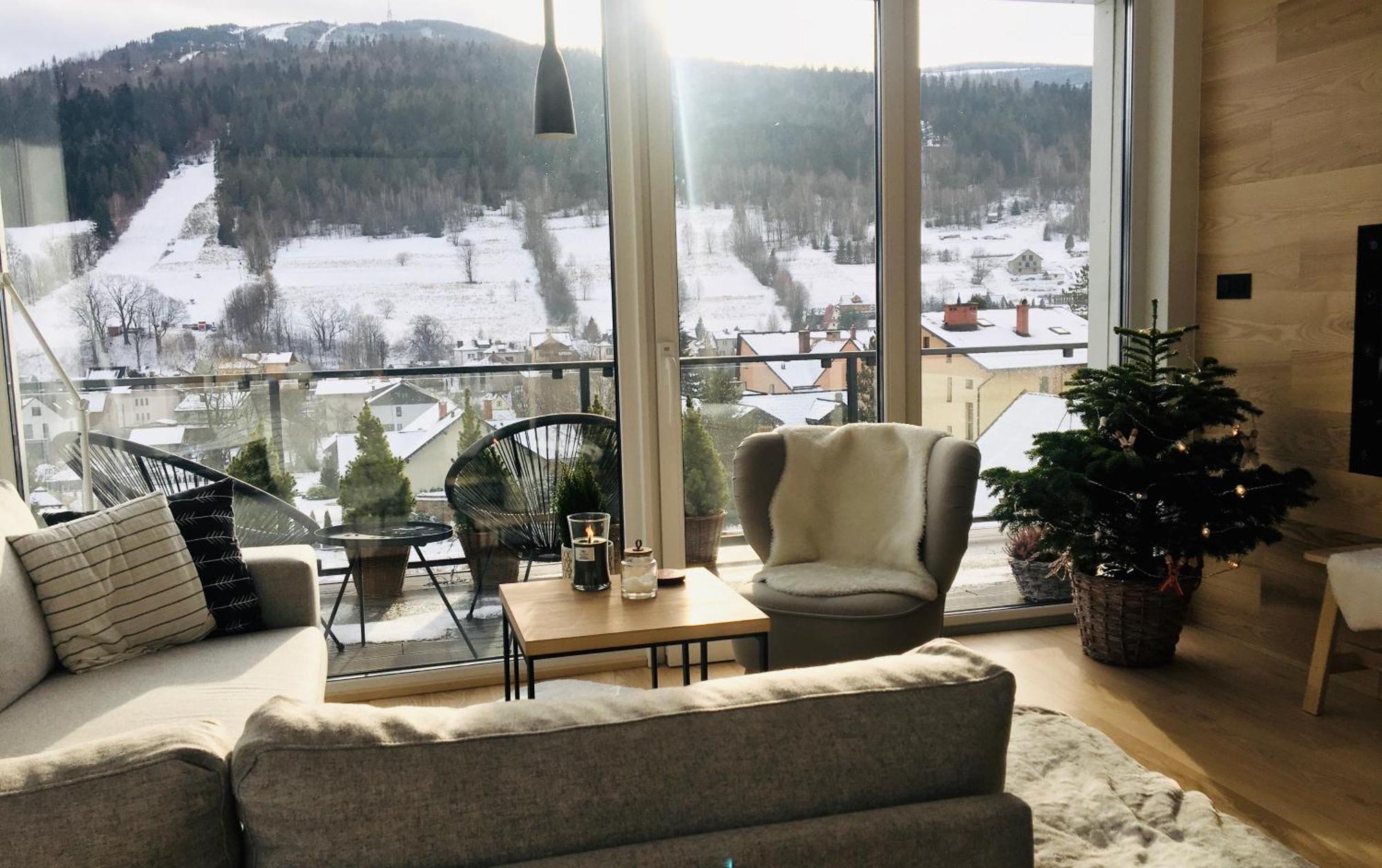 שצ'צ'ירק Widokowy Apartament Jodlowa Ski&Bike מראה חיצוני תמונה