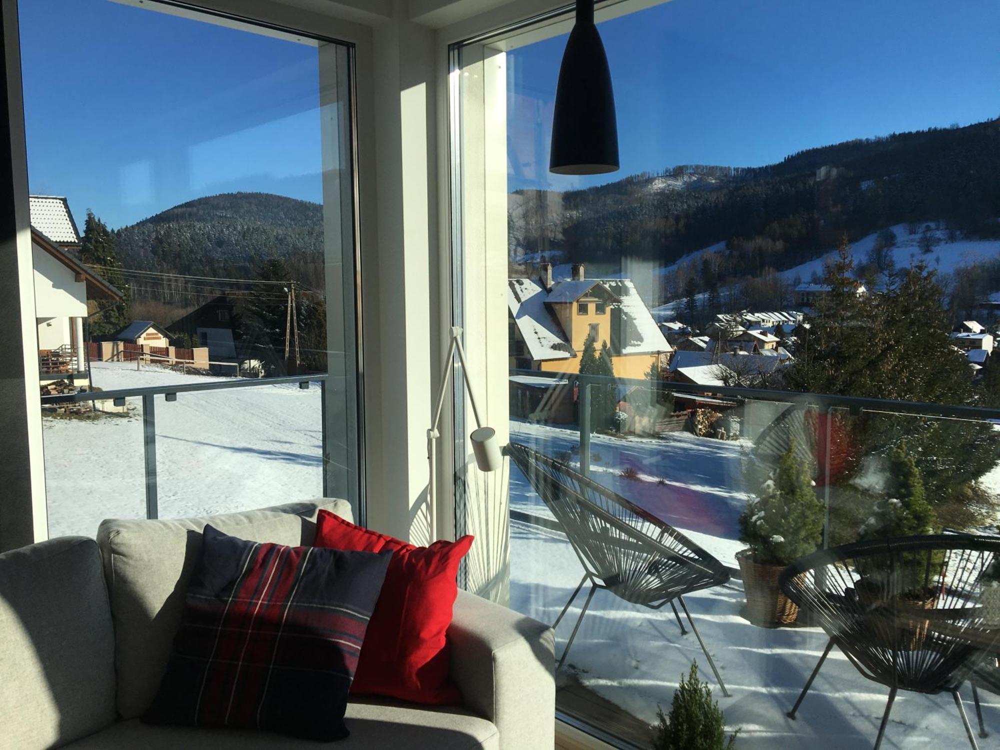 שצ'צ'ירק Widokowy Apartament Jodlowa Ski&Bike מראה חיצוני תמונה